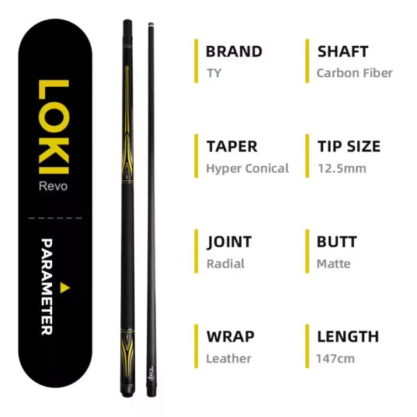 TY serie LOKI REVO carbonio con prolunga allungabile - immagine 5